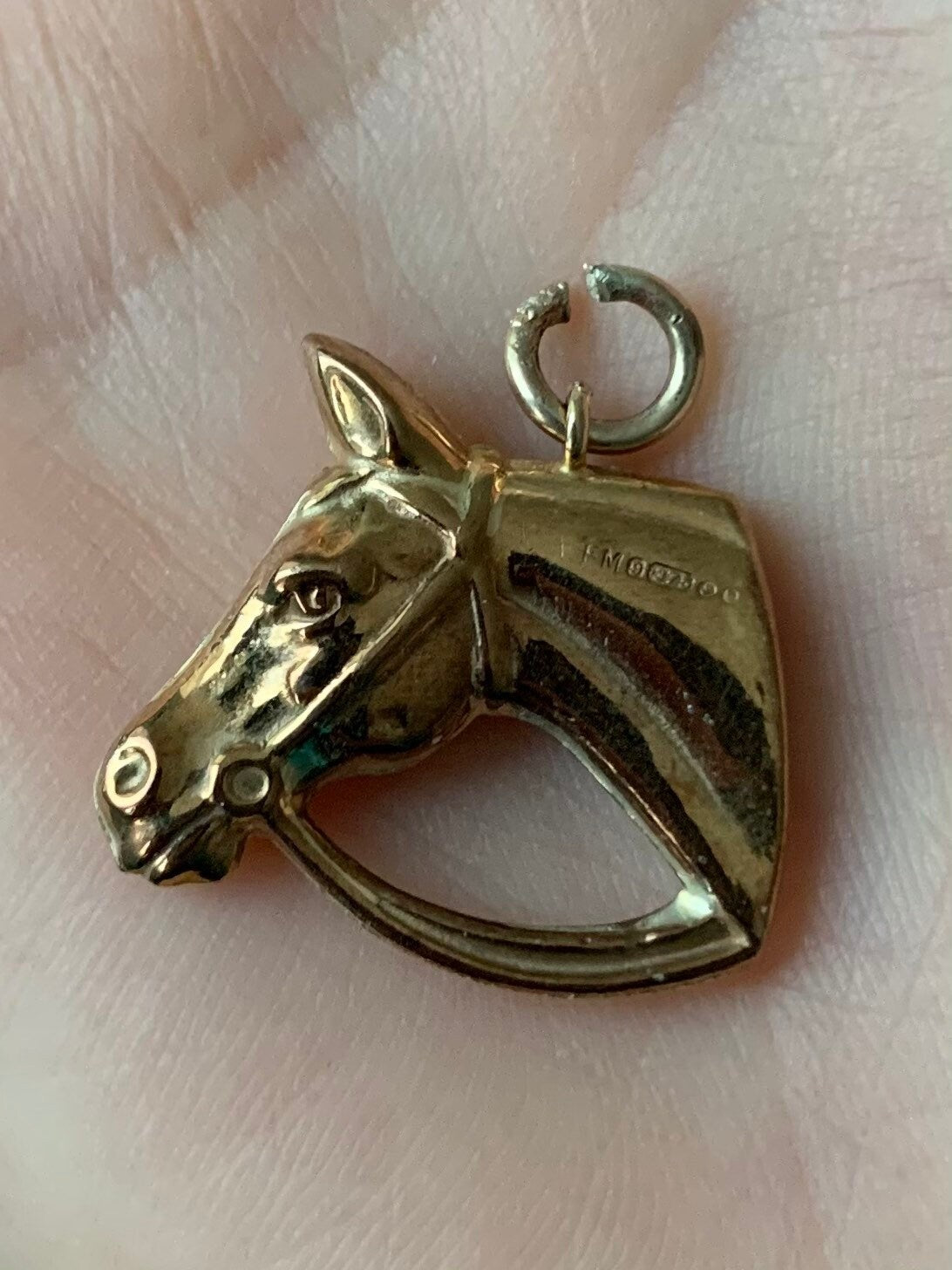 9ct Gold Horse Charm