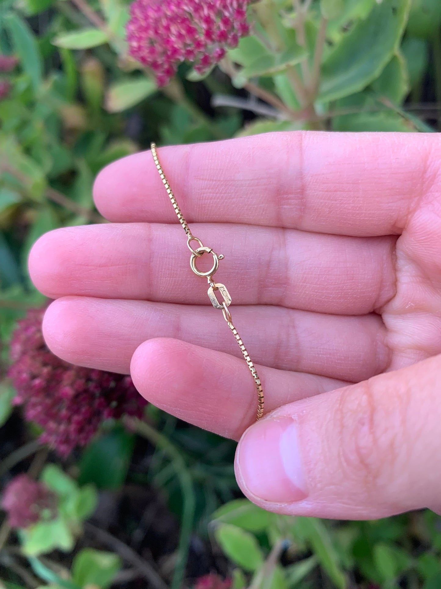 Impresionante collar de cuentas de oro de 9 quilates y turquesa de segunda mano