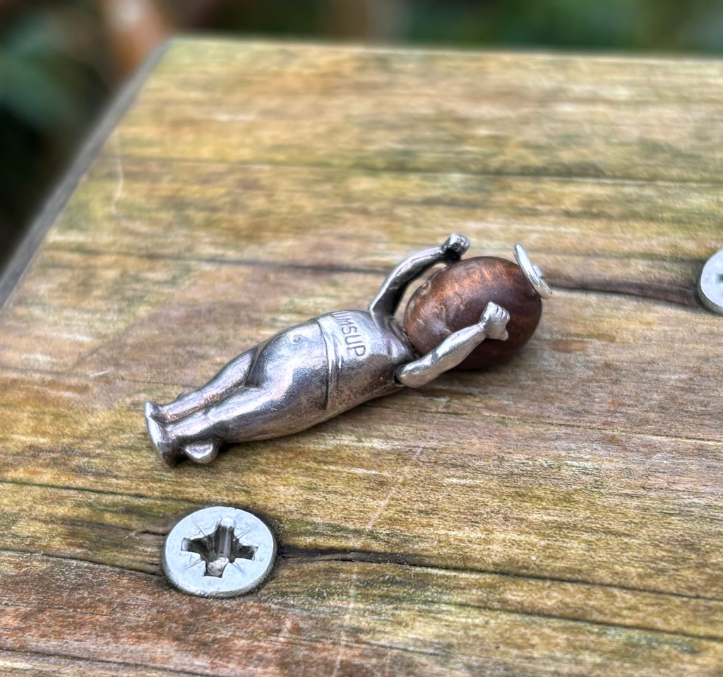 Antique Kewpie Fumsup Silver Charms