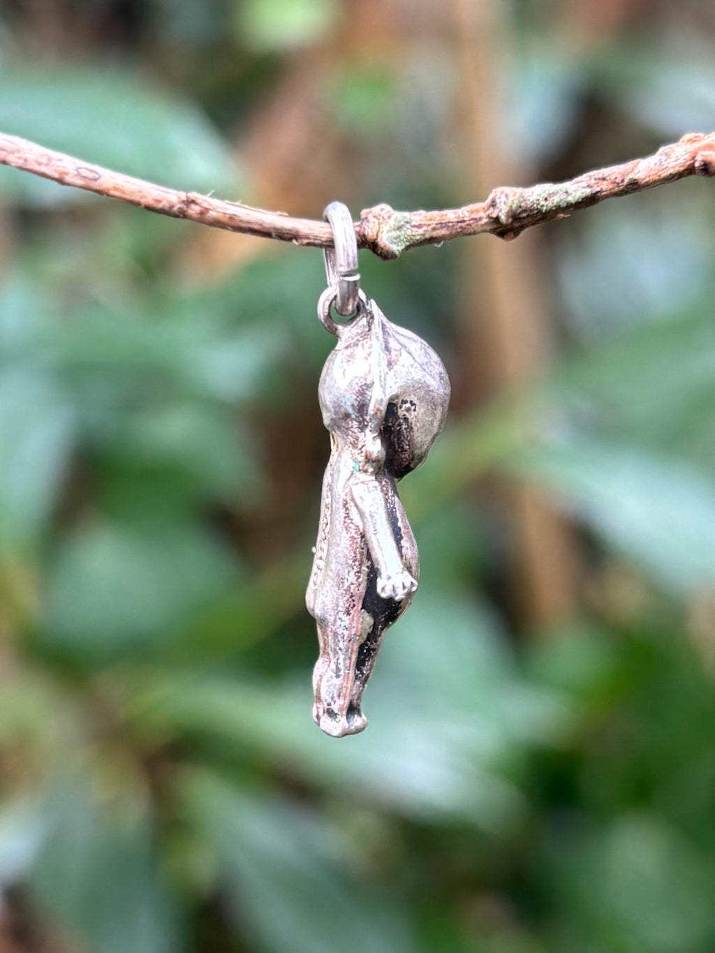 Antique Kewpie Fumsup Silver Charms