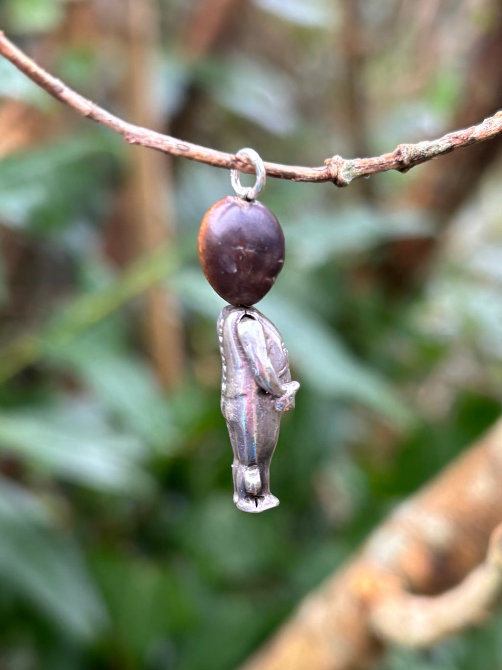 Antique Kewpie Fumsup Silver Charms