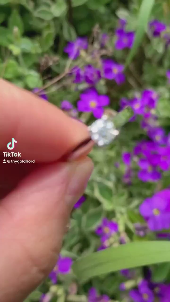 Beautiful Platinum 0.25ct Solitaire Diamond Ring,Engagement Ring,Anniversary Ring,Size UK L,US 5 3/4