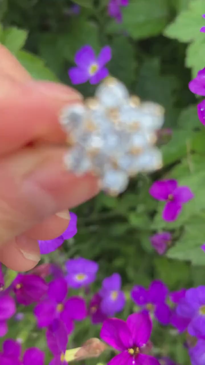 خاتم ذهبي من مجموعة الياقوت الأبيض عيار 1.54 قيراط مملوك مسبقًا عيار 9 قيراط