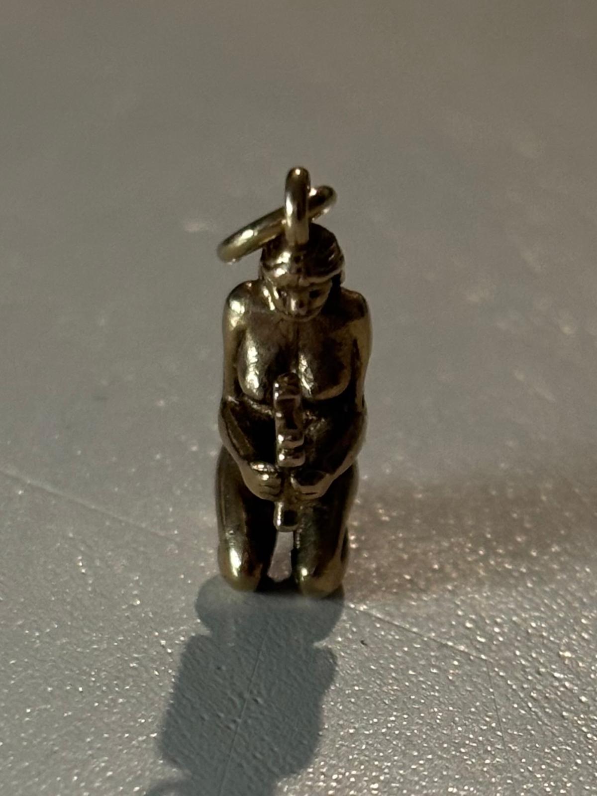 Beautiful Solid 9ct Gold Nude Girl Charm
