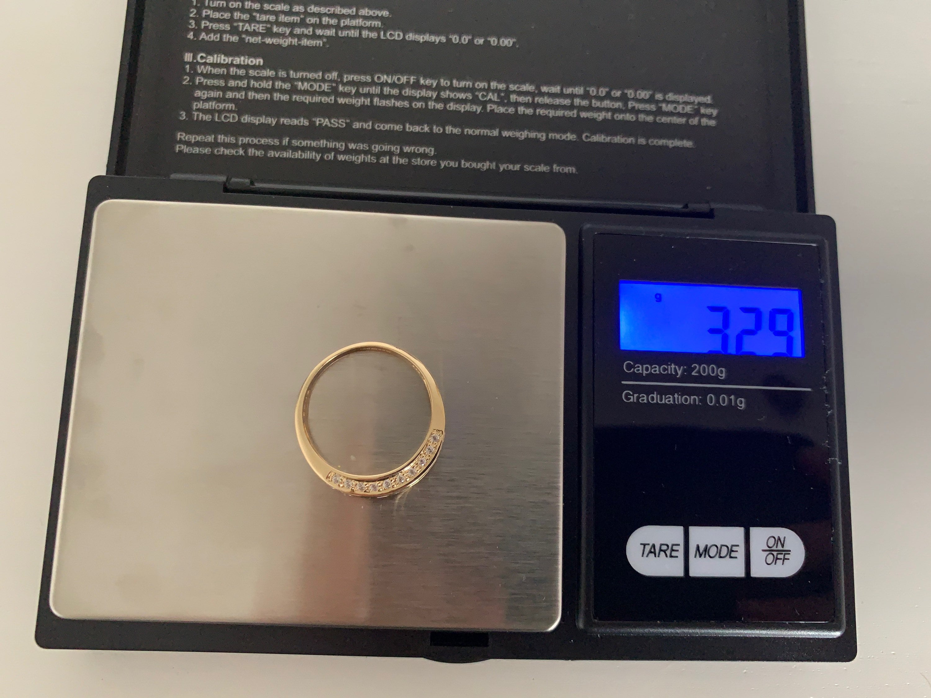 خاتم خطوبة من الذهب عيار 14 قيراط مكعب زركونيا، خاتم زفاف، خاتم الذكرى السنوية، هدية عيد ميلاد لها، مقاس المملكة المتحدة S، الولايات المتحدة 9 1/4