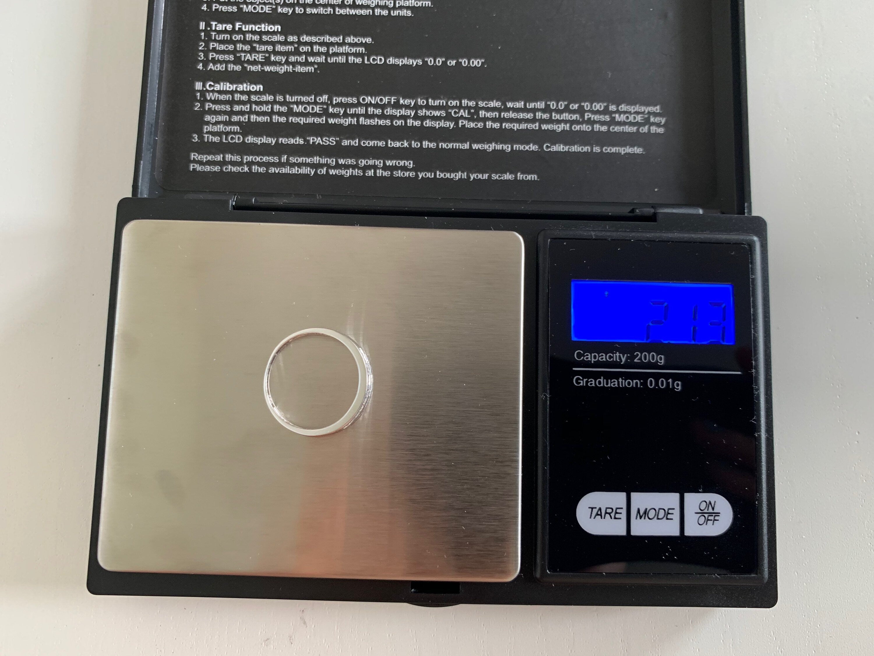 Media Eternidad de Oro Blanco de 18k Doble Hilera aprox. Anillo de boda de diamantes de 0,15 quilates, anillo de compromiso, regalo nupcial, tamaño Reino Unido N, EE.UU. 6 3/4