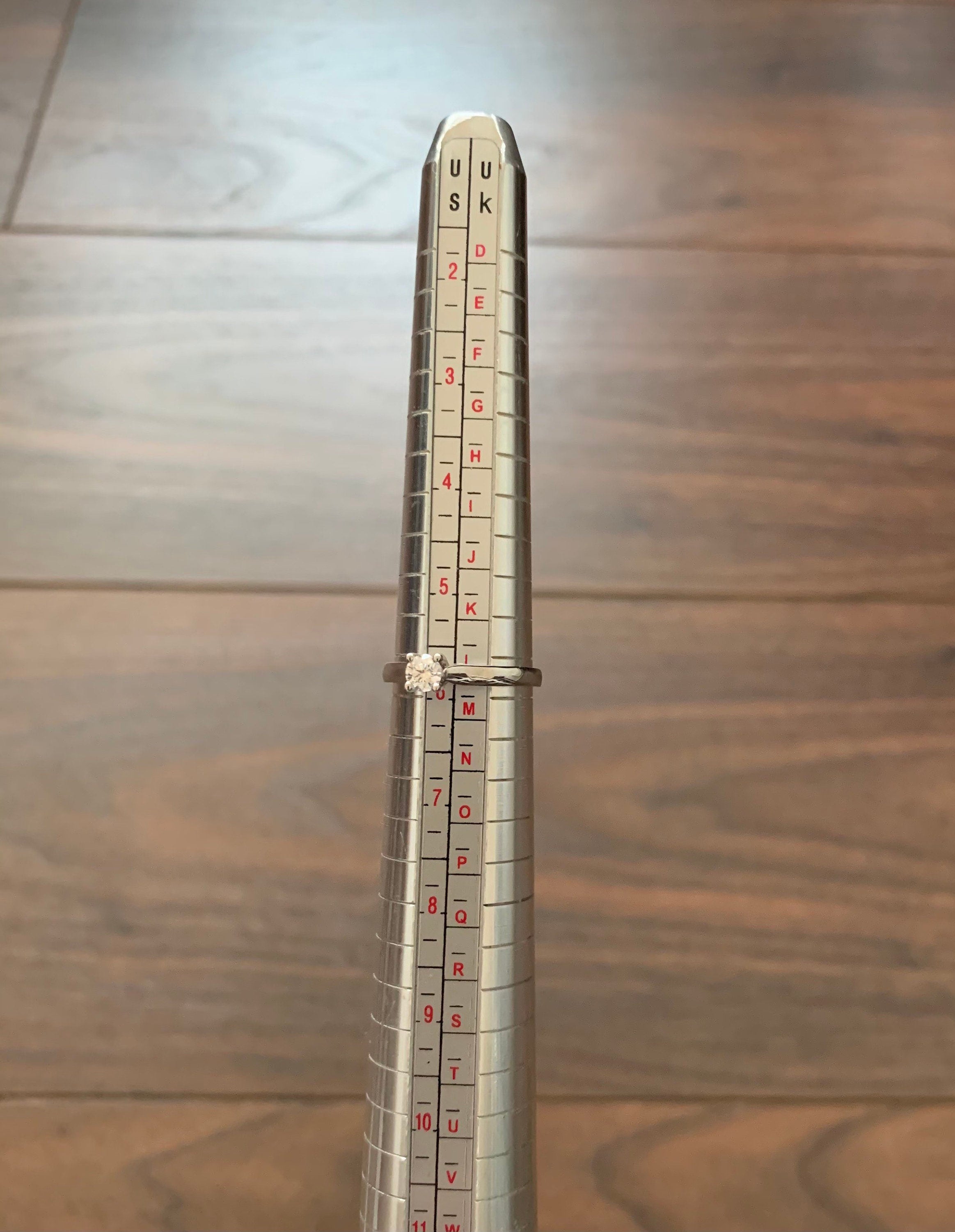 Beautiful Platinum 0.25ct Solitaire Diamond Ring,Engagement Ring,Anniversary Ring,Size UK L,US 5 3/4