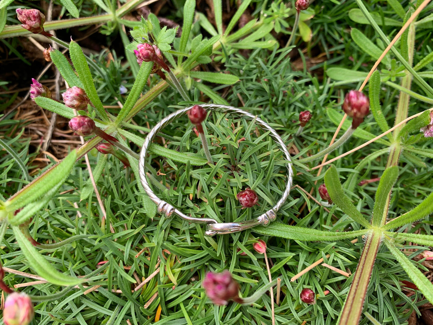 Pre-loved Solid Sterling Silver Child/Maiden Bangle Bracelet 10.96g